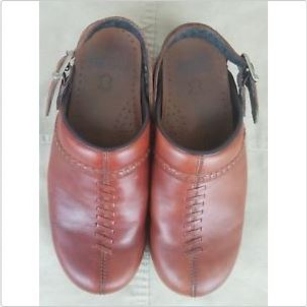 Dansko Women's Buckled Slingback Clogs 39 US 8.5/9